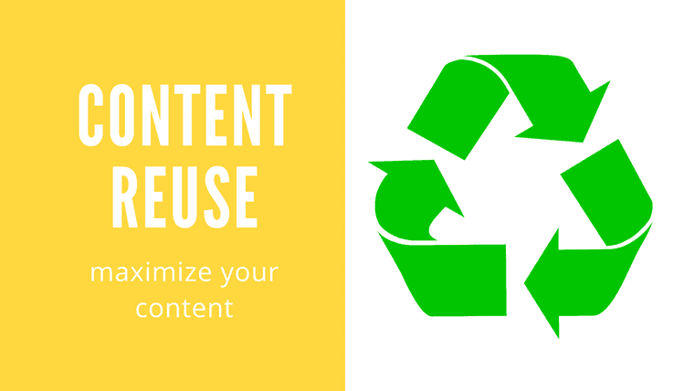 Content re-use recycles content